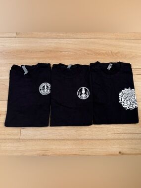 3 Black Graphic Crewneck T-Shirt - from Invasive Species Brewery